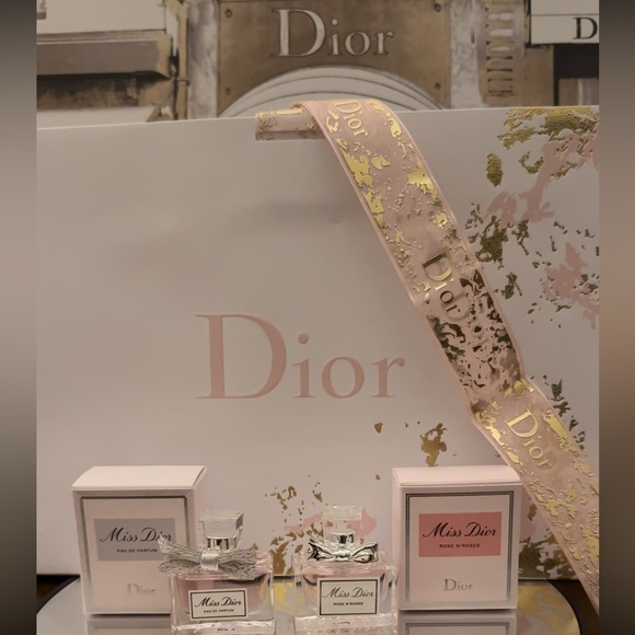 Dior Bath & Body 3 Pc Miss Dior Beauty Gift Bag Bundle Poshmark